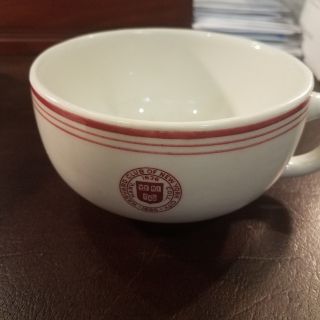 Vintage Harvard Club Of York Ironstone Pottery Cup