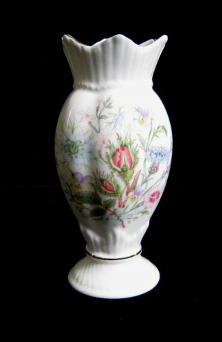 Aynsley Wild Tudor Vase 6 1/4 "