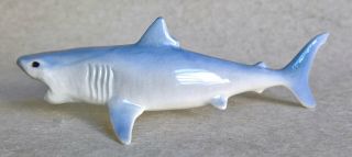 Vintage “HAGEN RENAKER POTTERY” Great White Shark 3145 – Made in California 4