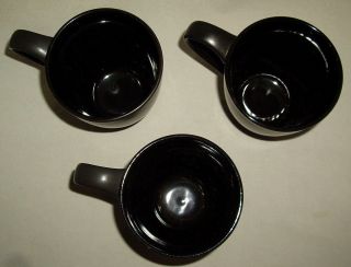 BLOCK Stoneware 3 Tall Coffee/ Hot Chocolate Mugs in 