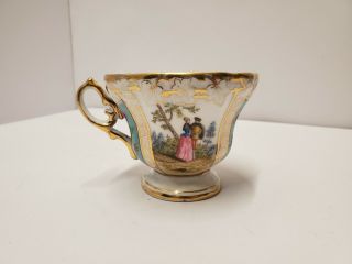Antique Meissen Courting Couple Tea Cup Only