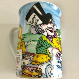 Alice in Wonderland Cafe Paul Cardew Designed in England 2010 cup 9oz mug w/ BOX 3