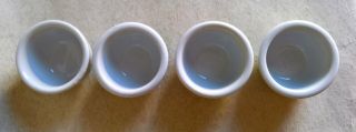 Vintage “F.  S.  LOUIE – BERKELEY” Chinese Restaurant Tea Cups – 4 Matching Cups 3