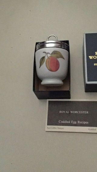 Vintage Royal Worcester Astley Porcelain Large Egg Coddler