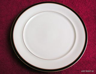 Mikasa (black Tie) 10 3/4 " Dinner Plate (s) Exc (4 Left) Pat L6206