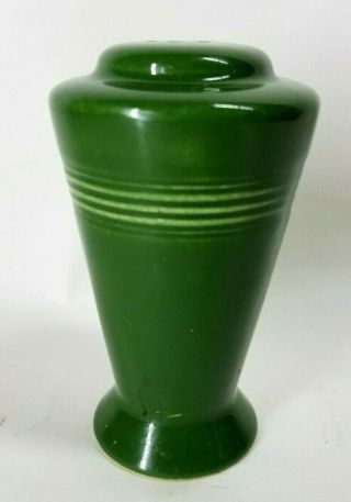 Harlequin Forest Green Salt Shaker - - Vintage Mid - Century - - By Homer Laughlin - - Usa