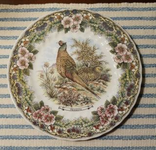 10 " Dinner Plate Phasiana/pheasant Thansgiving Table Fall Wall Decor