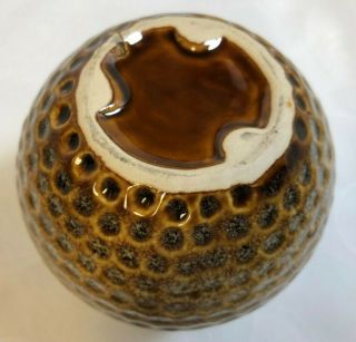 Studio Pottery Gold/Brown Speckled Bud Vase,  in 3