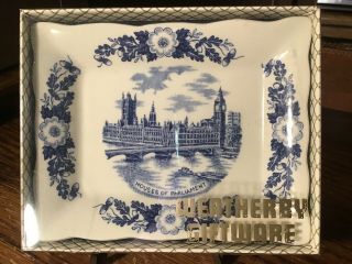 J H Weatherby & Sons " London Pride " Houses Of Parliament Trinket Candy Soap Dish