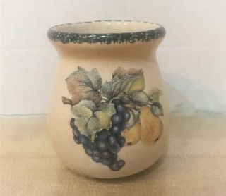 Fruit By Home And Garden Party Stoneware Mini Pot Crock Vase Pencil Holder