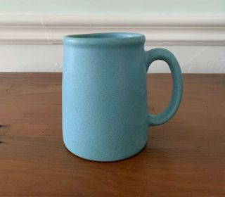 Bennington Pottery Tankard Mug Matte Finish Elements Blue