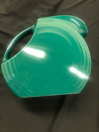 Fiestaware Large Disk Pitcher Forest Green