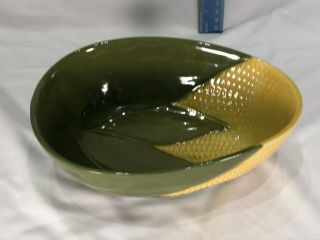 VINTAGE SHAWNEE CORN KING POTTERY USA 95 - SERVING BOWL OVEN PROOF 3