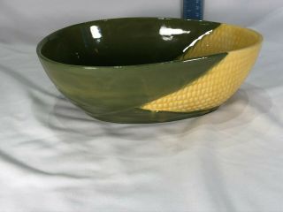 VINTAGE SHAWNEE CORN KING POTTERY USA 95 - SERVING BOWL OVEN PROOF 4