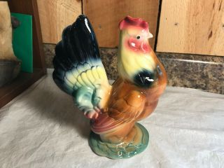 Vintage Royal Copley Rooster Figurine