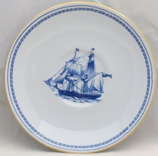 Spode Trade Winds - Blue Saucer For London Shape Footed Cup (imperfect)