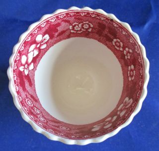SPODE (S) (ENGLAND) VINTAGE EGG CUP PINK TOWER TRANSFER WARE 4