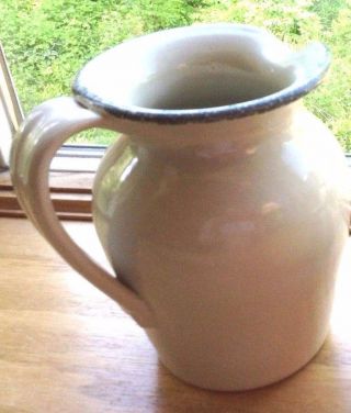Home & Garden Party Floral Pitcher 7 3/4 