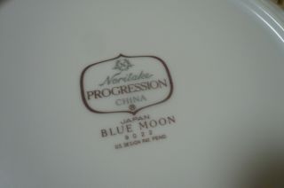 Noritake Progression Blue Moon 3 Salad Dessert Plates 8 3/8 