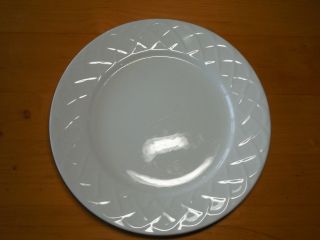 Oneida Picnic Dinner Plate 10 3/4 " White Embossed Arches 17 Available