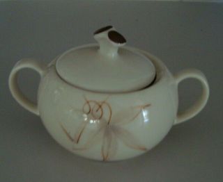 Winfield Usa Hand Crafted Porcelain Fine China Passion Flower Sugar Bowl