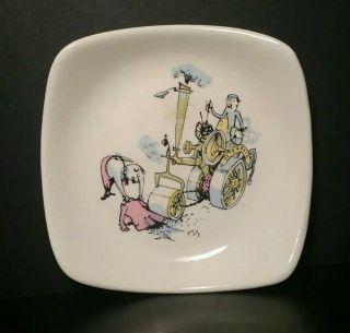 Vintage Wade Of England China Pin Dish Emetts Chivalry Interlude Design 1950s