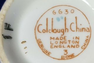 Vintage Colclough 6630 violets pattern china tea cup 4