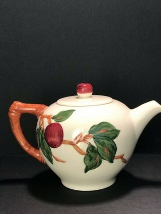 Vintage Franciscan Apple Teapot - Made In California
