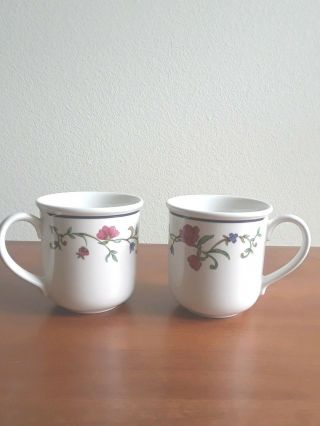 Lenox Rose Garden Mugs/cups Set Of 2