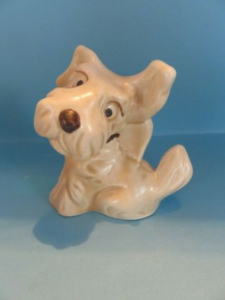 Vintage Sylvac Puppy Dog In A Ivory Color 1119 Very Cute
