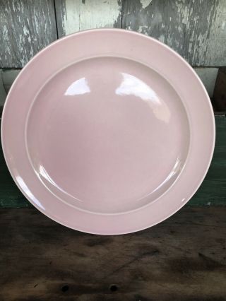 Luray Pastels Pink 9 1/4 Dinner Plate By Taylor,  Smith & T (ts&t) Vintage