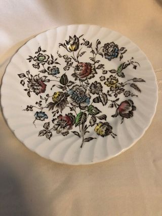 Johnson Brothers - Staffordshire Bouquet - Salad Plate 7 3/4 " Vintage
