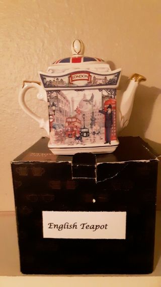 James Sadler Teapot Made In England London Best Of British Piccadilly