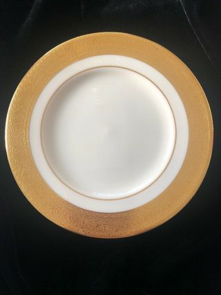 Lenox Westchester Gold Bread Plate 6 3/8 " Vintage