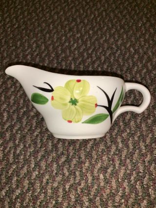 Dixie Dogwood Creamer By Joni - - Unmarked - - Vintage - - Handpainted