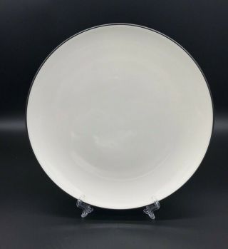 Noritake Colorwave Graphite Coupe Stoneware Dinner Plate,  Display
