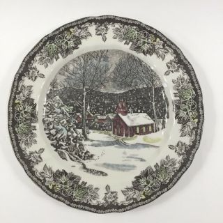 Johnson Brothers The Friendly Village The School House Dinner Plate 9 7/8 "