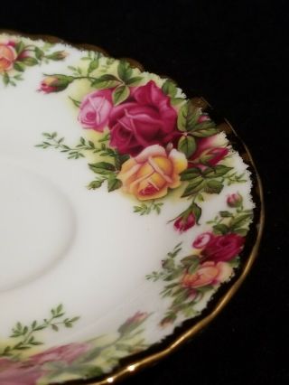 Royal Albert Old Country Roses Fine bone china teacup cup saucer England NO CUP 2