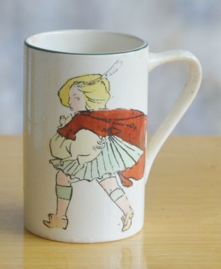 Frank Beardmore Fenton Sutherland Art Ware Porcelain Cup Mug Tom The Pipers Son
