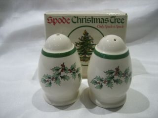 Spode Christmas Tree Salt And Pepper Set