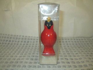 Vintage Pfaltzgraff Ceramic Cardinal Pie Bird NIB 2
