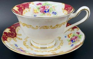 TEA CUP & SAUCER: ROYAL ALBERT bone china 