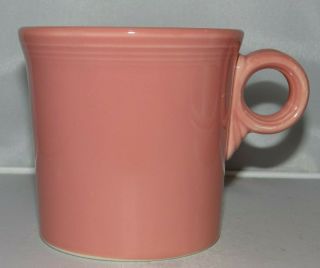 Fiesta Fiestaware Rose Pink Tom & Jerry 8oz.  Coffee Mug Cup Homer Laughlin
