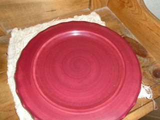 11 inch Home and Garden Party Dinner Plate in Crimson 5