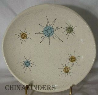 Franciscan China Starburst Or Atomic Pattern Bread Plate 6 - 1/2 "