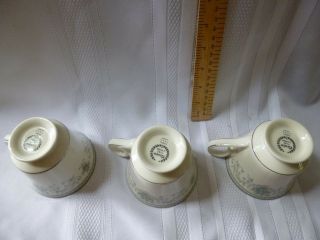 4 Carico Fine China tea cups.  Tivoli.  7954.  Japan. 4