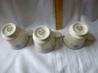 4 Carico Fine China tea cups.  Tivoli.  7954.  Japan. 5
