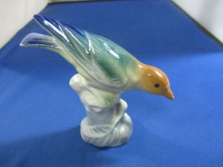 Vintage Royal Copley Art Pottery Bird Figurine " Vireos "