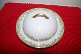 Vintage Noritake China Round Covered Butter Dish The Alsace