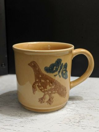Partridge Pfaltzgraff America Americana 3.  5  Stenciled Coffee Cup Mug